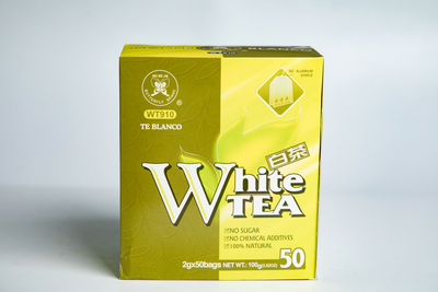 White Double Chamber Tea Bags #WT910 2GX50BAGS