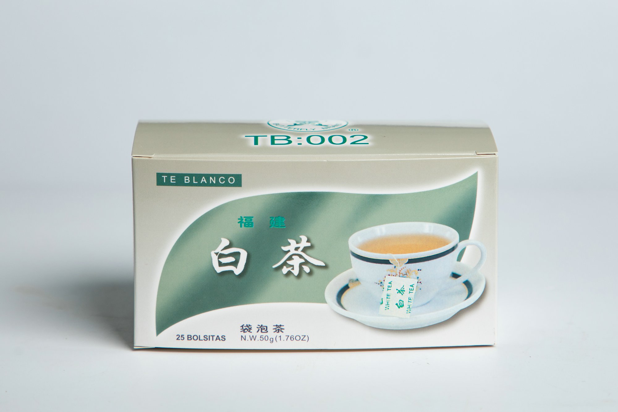 White Tea Bag #TB002 2GX25BAGS