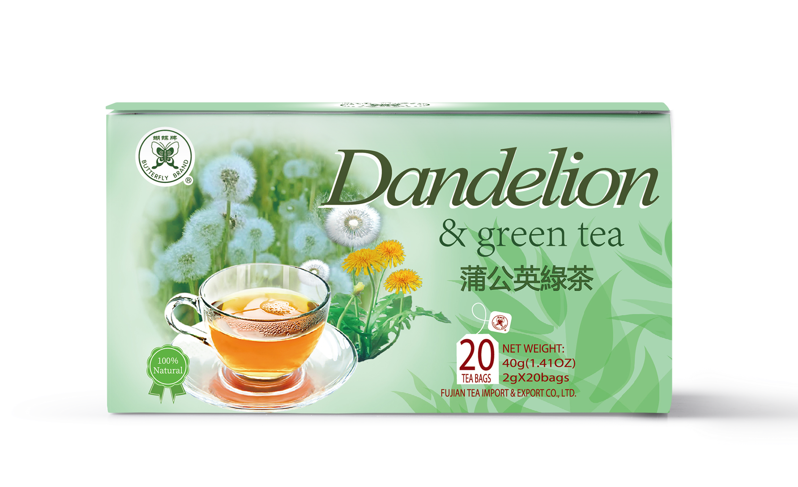 HT002 蒲公英绿茶 DANDELION & GREEN TEA